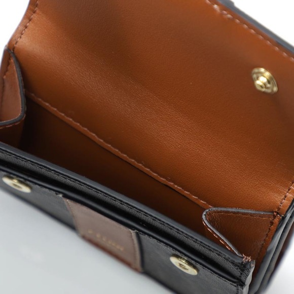 Celine Trifold Wallet with Coin Brown - Picture 6 of 7